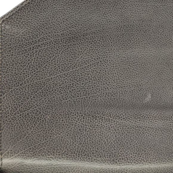 Saint Laurent Classic Monogram College Bag Matelasse Chevron Leather Large Gray - Picture 9 of 12